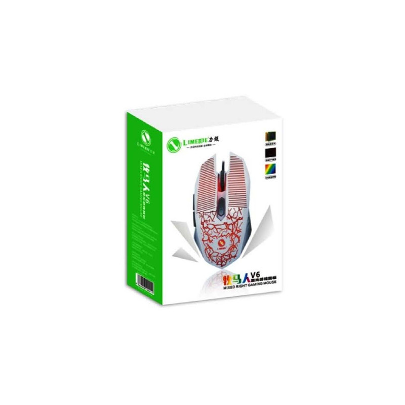 موس مخصوص بازی لایماید مدل RGB-V6 کد GAMING-2024