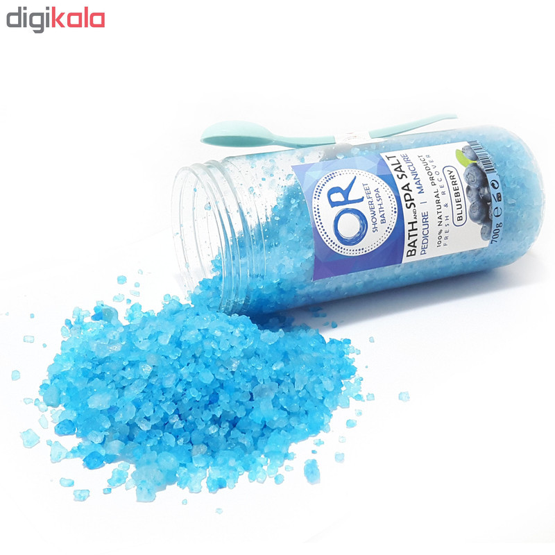 نمک حمام اور مدل Blueberry وزن 800 گرم