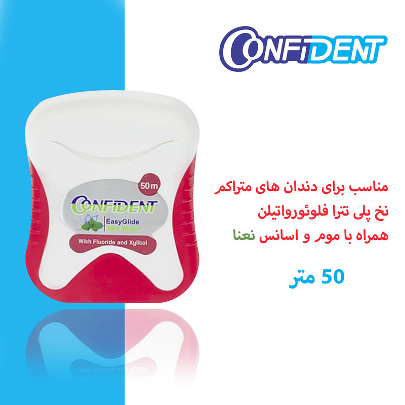 نخ دندان کانفیدنت مدل EASY GLIDE مجموعه 2 عددی