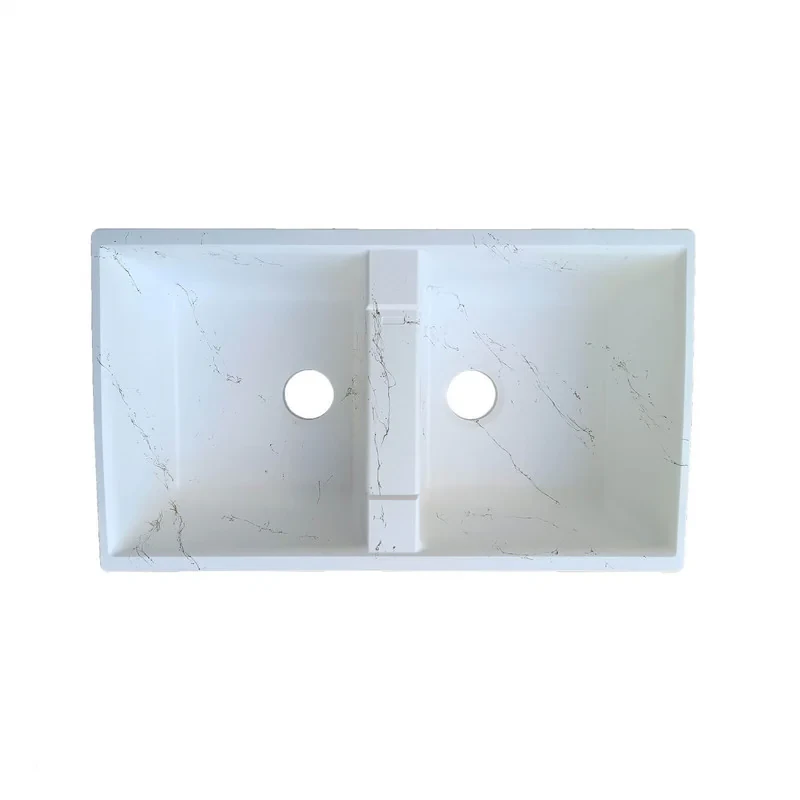 سینک ظرفشویی گرانیت توکار دو لگنه مدل SGWG2V