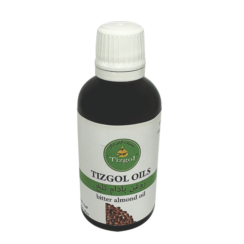 روغن بادام تلخ تیزگل مدل سنتی حجم 50 میلی لیتر