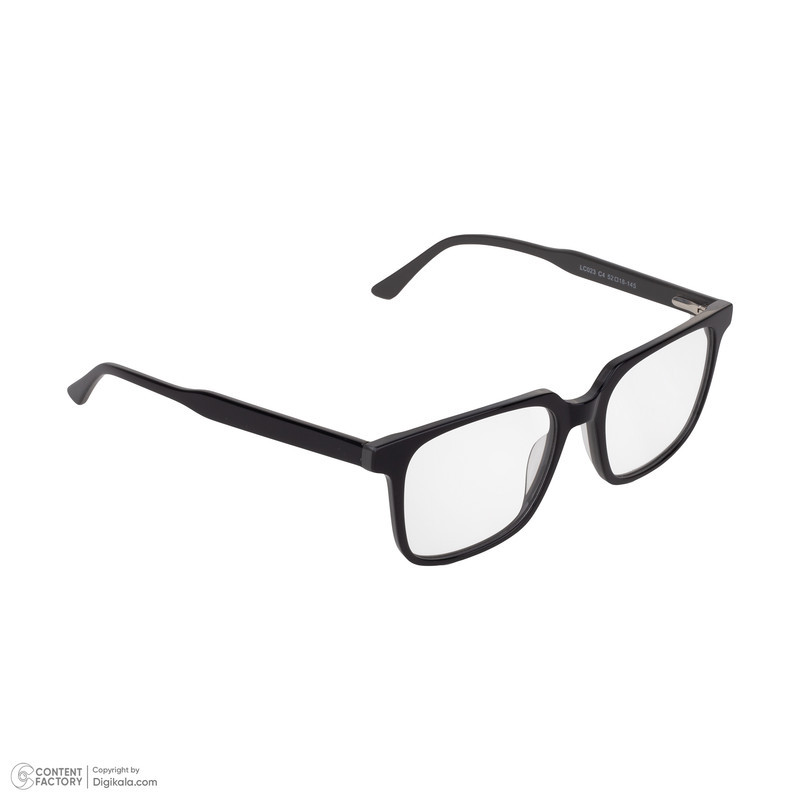 فریم عینک طبی مدل LC023C4 Acetate Obsidian Onyx
