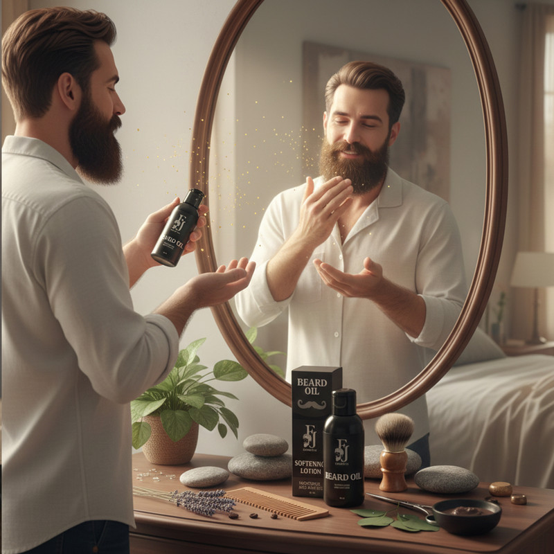 روغن ریش افجه مدل SL-BEARD012 مناسب برای انواع مو حجم 60 میلی‌لیتر مجموعه 12 عددی
