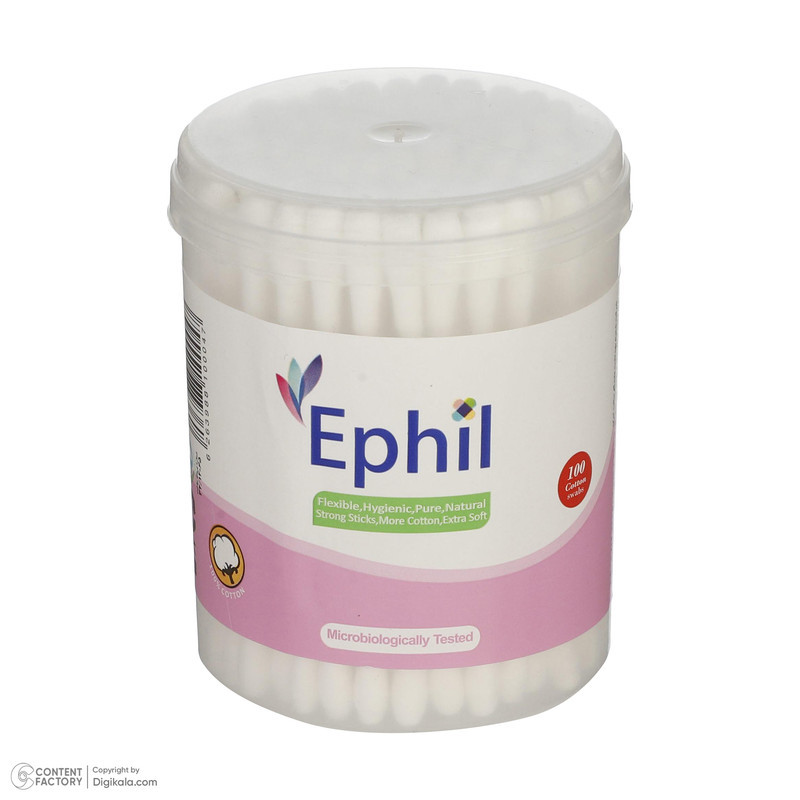 گوش پاک کن افیل مدل Natural بسته 100 عددی