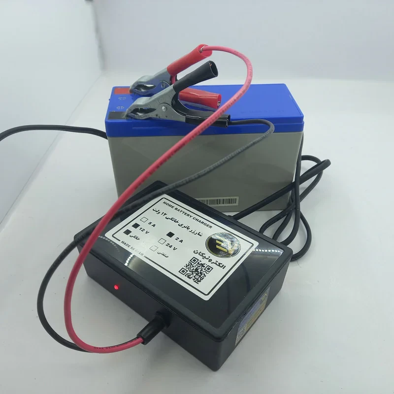 شارژر باتری خودرو 12 ولت 2 آمپر الکترونیکان مدل ELC_0330
