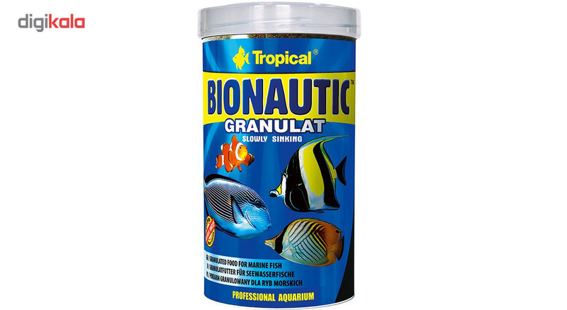 غذای ماهی تروپیکال مدل Bionautic Granulat وزن 275 گرم