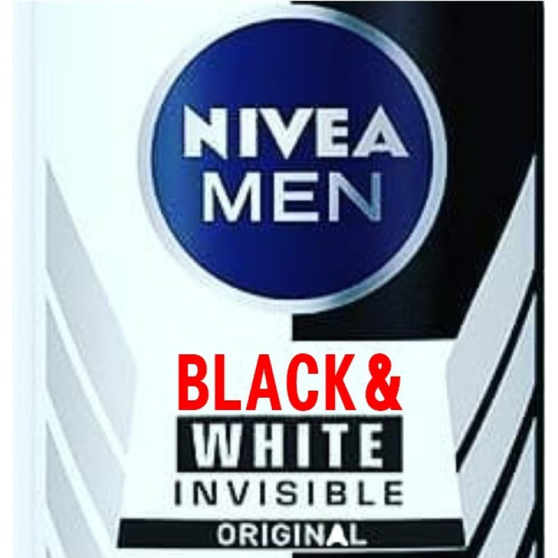 رول ضد تعریق مردانه نیوآ مدل Black & White Invisible حجم 50 میلی لیتر