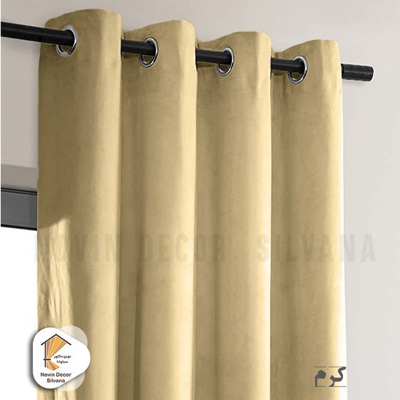 پرده نوین دکور سیلوانا مدل مخمل کالیفرنیا 28 سایز 280x140 سانتی‌متر