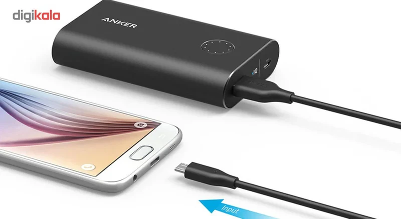 کابل تبدیل USB به microUSB انکر  مدل A8133 PowerLine طول 1.8 متر