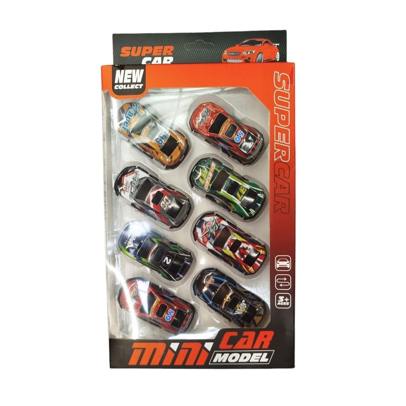 ماشین بازی مدل ریسینگ طرح Mini Car کد MF5508 مجموعه 8 عددی