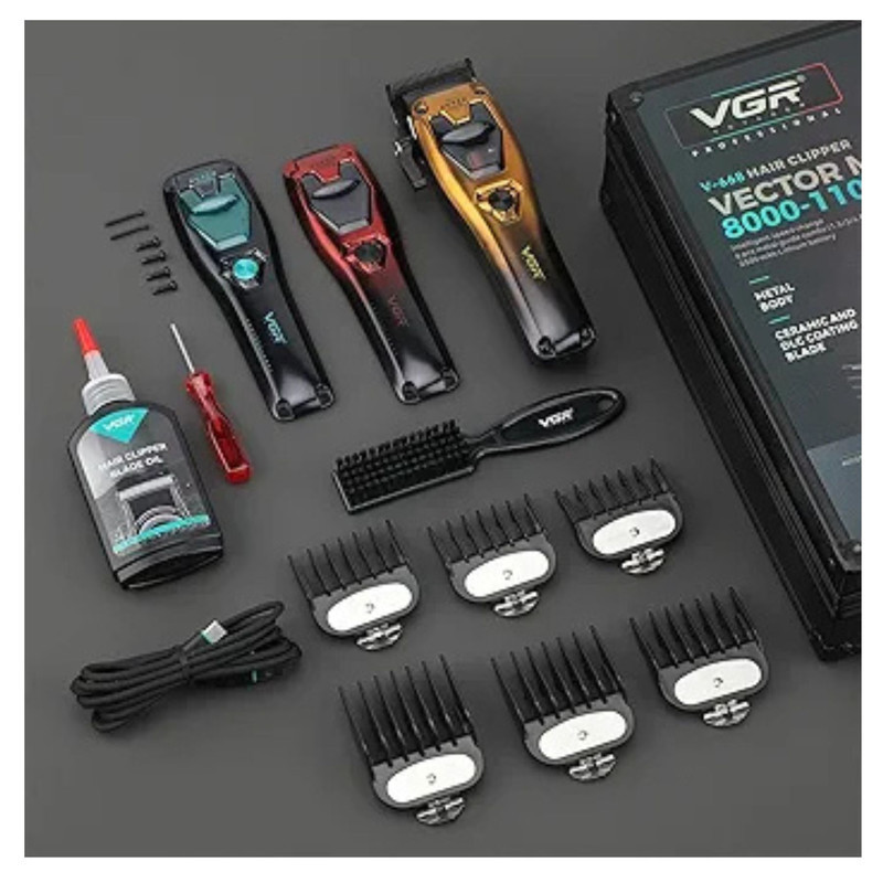 ماشین اصلاح موی سر  شارژی وی جی ار مدل V-668