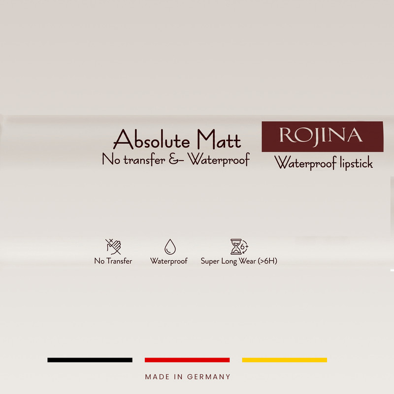 رژ لب مدادی مخملی مات روژینا مدل Absolute Matt شماره 901