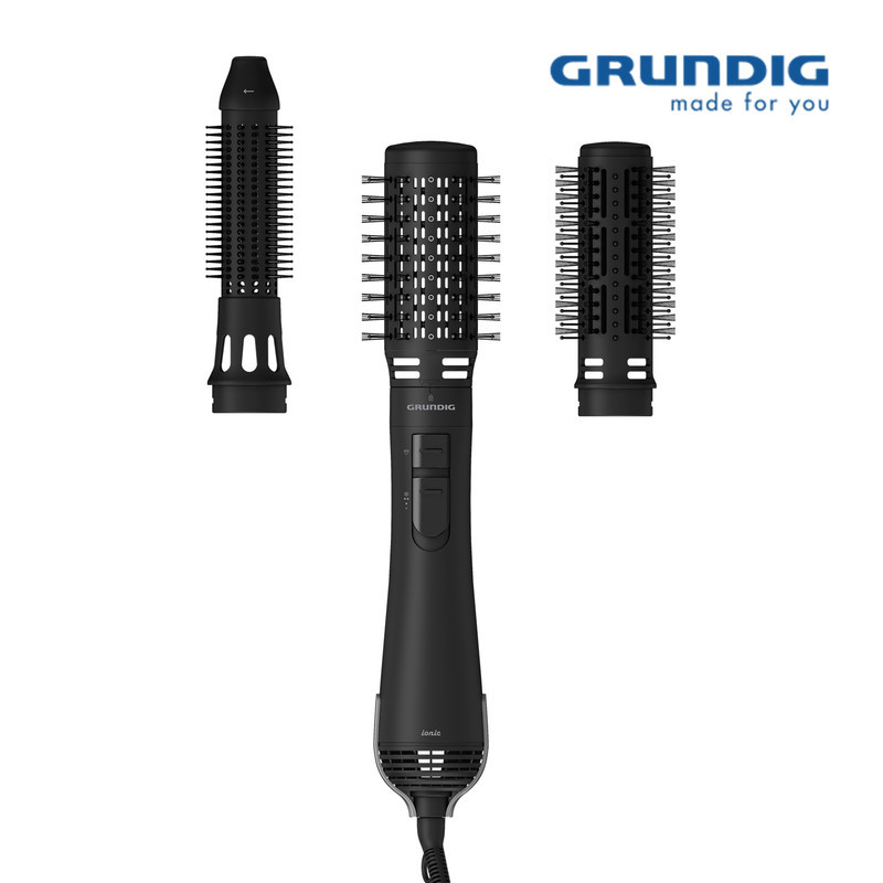 سشوار برس‌دار حالت‌دهنده حرفه ای 110 وات گروندیگ مدل HS 7483 Dalgali ve Hacimli Sac