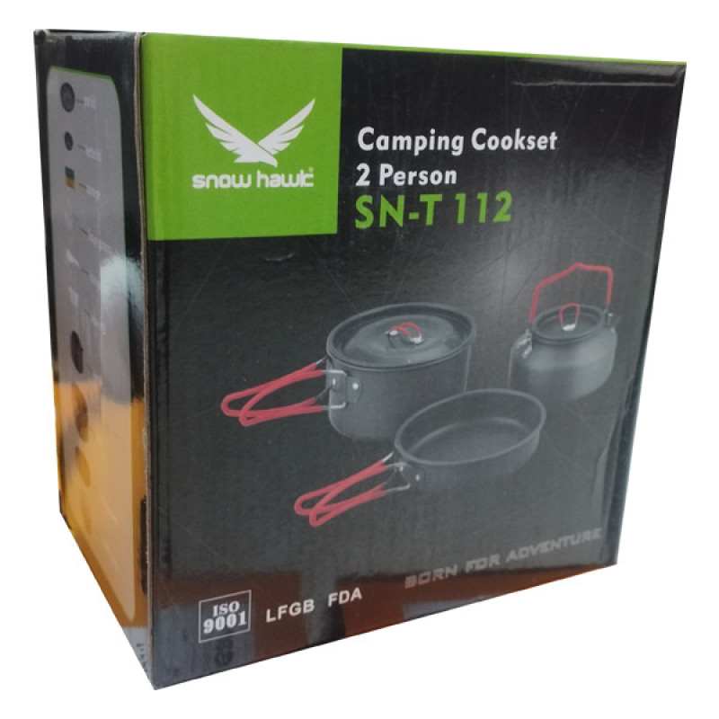 مجموعه ظروف 2 نفره کمپینگ اسنوهاوک مدل SN-T112