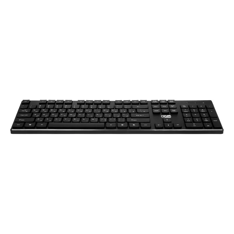 کیبورد و ماوس بی سیم اکسون مدل Gk-600، سوییچ ممبران، Full-Size