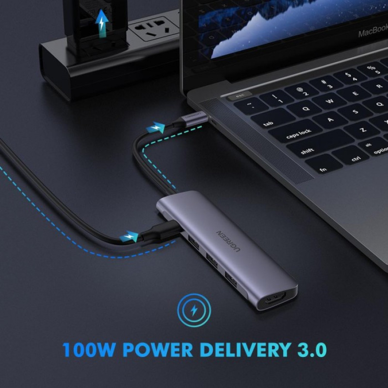 هاب 5 پورت USB-C یوگرین مدل CM136-50209
