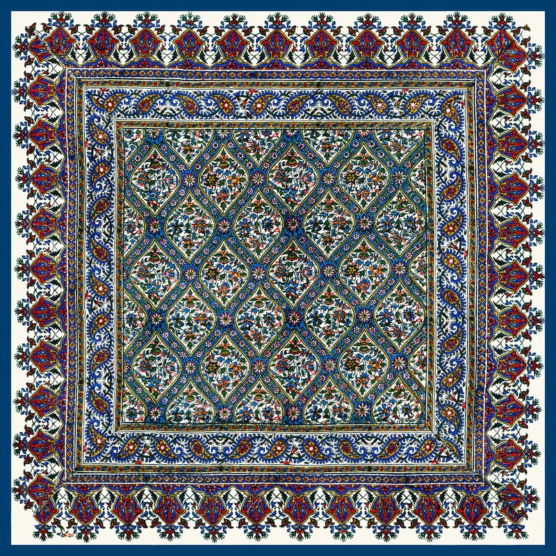 رومیزی طرح قلمکار کد 9925