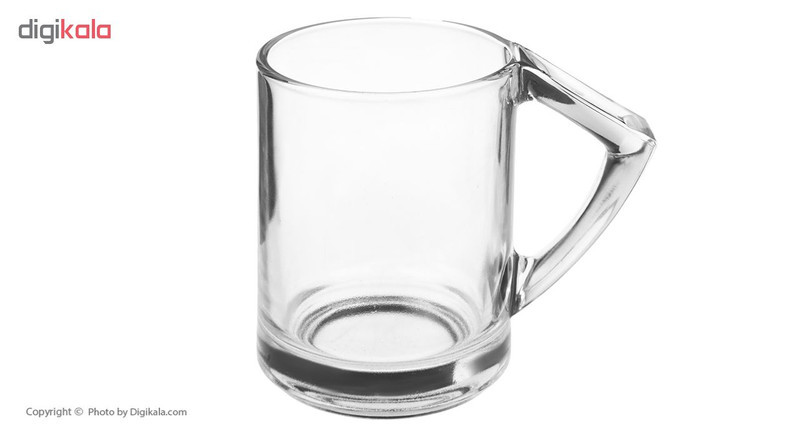 لیوان شیشه اصفهان مدل نیلوفر کد 440 بسته 6 عددی
