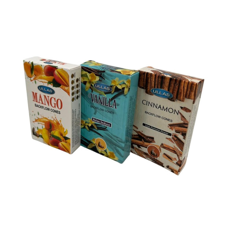 عود الاس مدل آبشاری رایحه انبه و وانیل و دارچین بسته 30 عددی