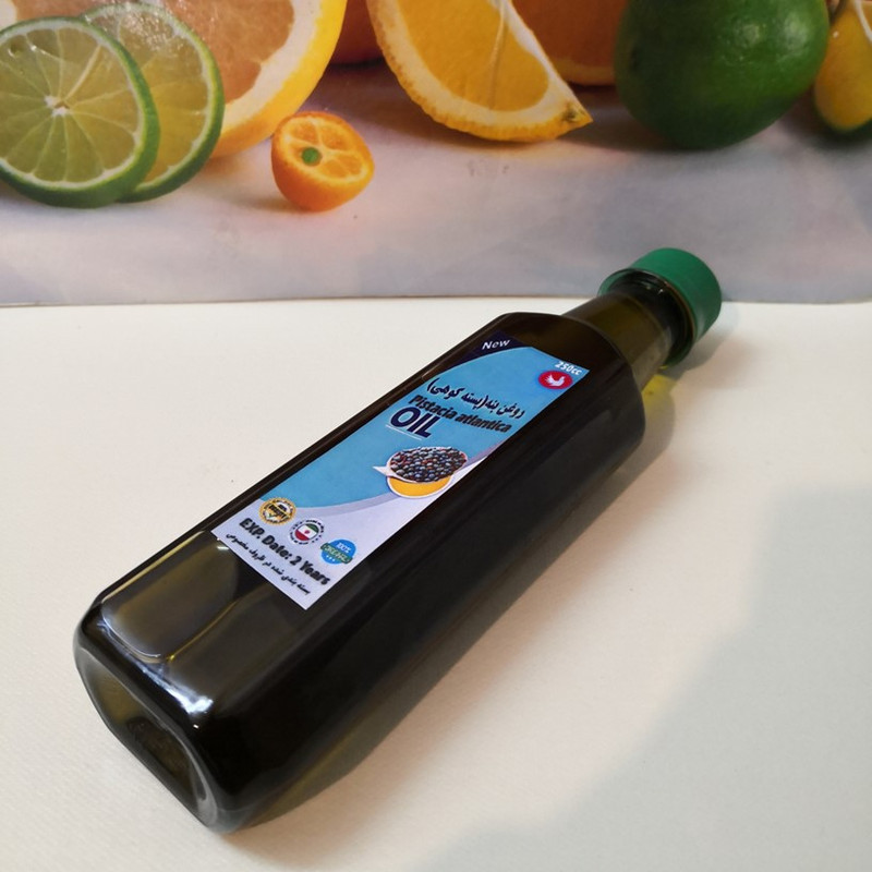 روغن پسته کوهی پامکا مدل پرس سرد حجم 250 میلی لیتر