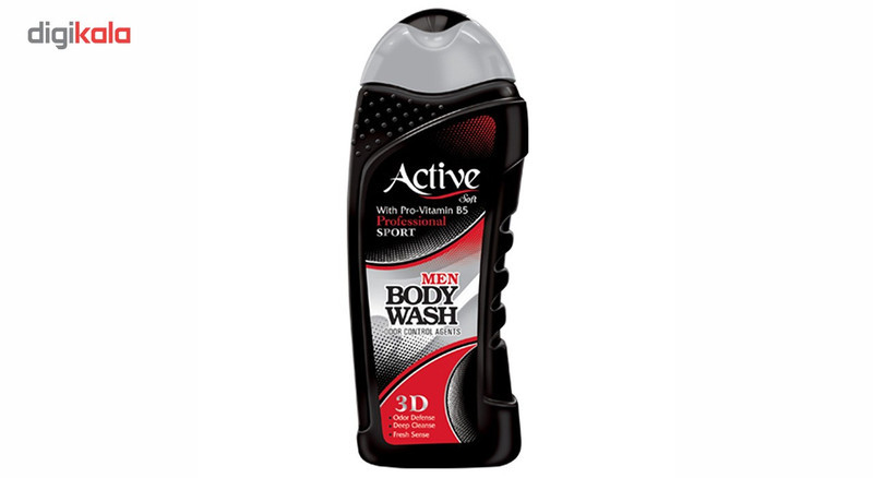 شامپو بدن مردانه اکتیو سری Sport مدل Black مقدار 700 گرم