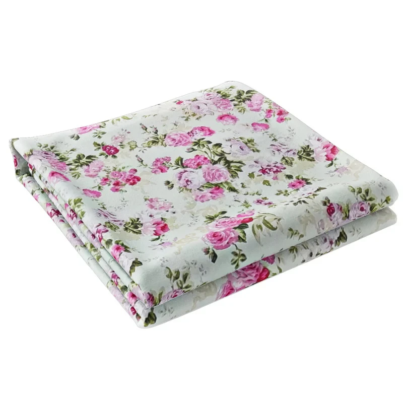 ملحفه مدل روانداز طرح گلدار یک نفره سایز 140×200 سانتی متر