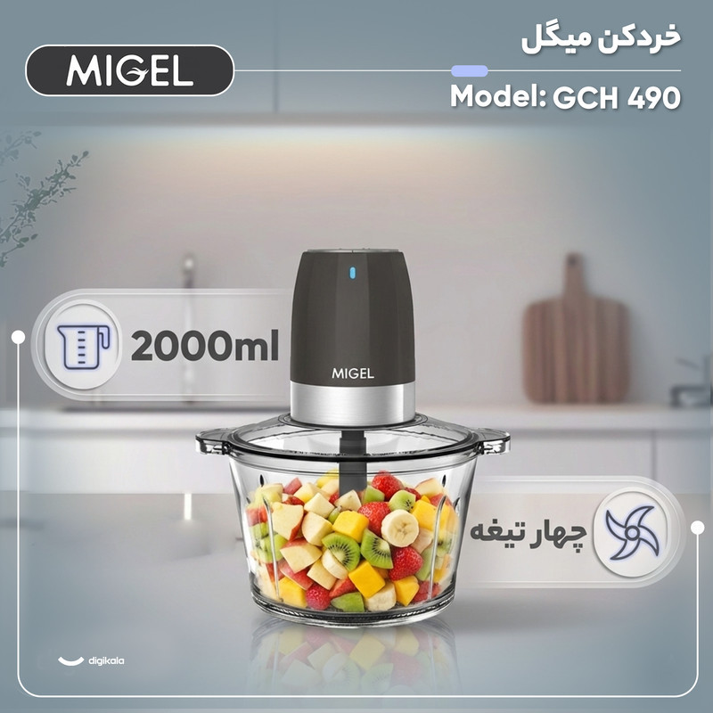 خردکن 1700 میلی‌لیتر میگل مدل GCH 490