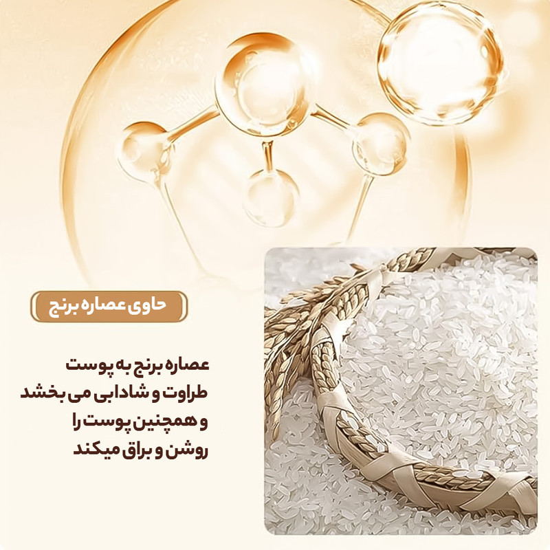 لوسیون بدن بایو آکوا مدل Rice Raw Pulp حجم 120 میلی لیتر