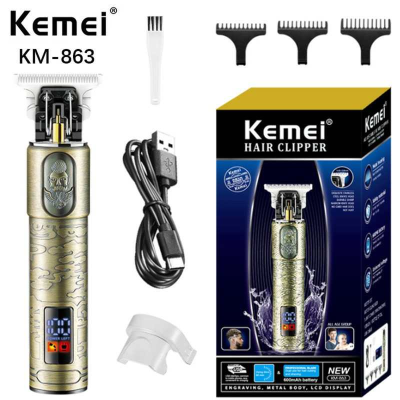 ماشین اصلاح موی سر و صورت شارژی کیمی مدل KM-863
