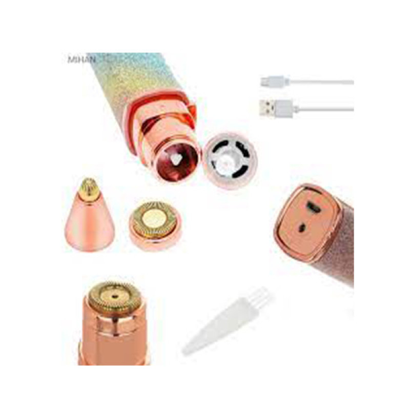مو زن گوش و بینی بلاولیس مدل DRY CELL طرح رنگین کمان