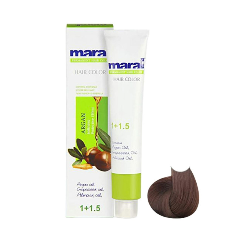رنگ مو مارال سری طبیعی شماره 5.0 حجم 100 میلی لیتر رنگ قهوه ای روشن