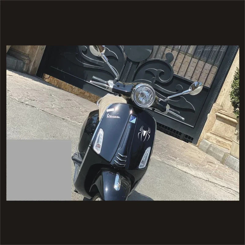 برچسب بدنه موتورسیکلت لیزارد مدل فانتزی طرح spider2 کد LZD-801