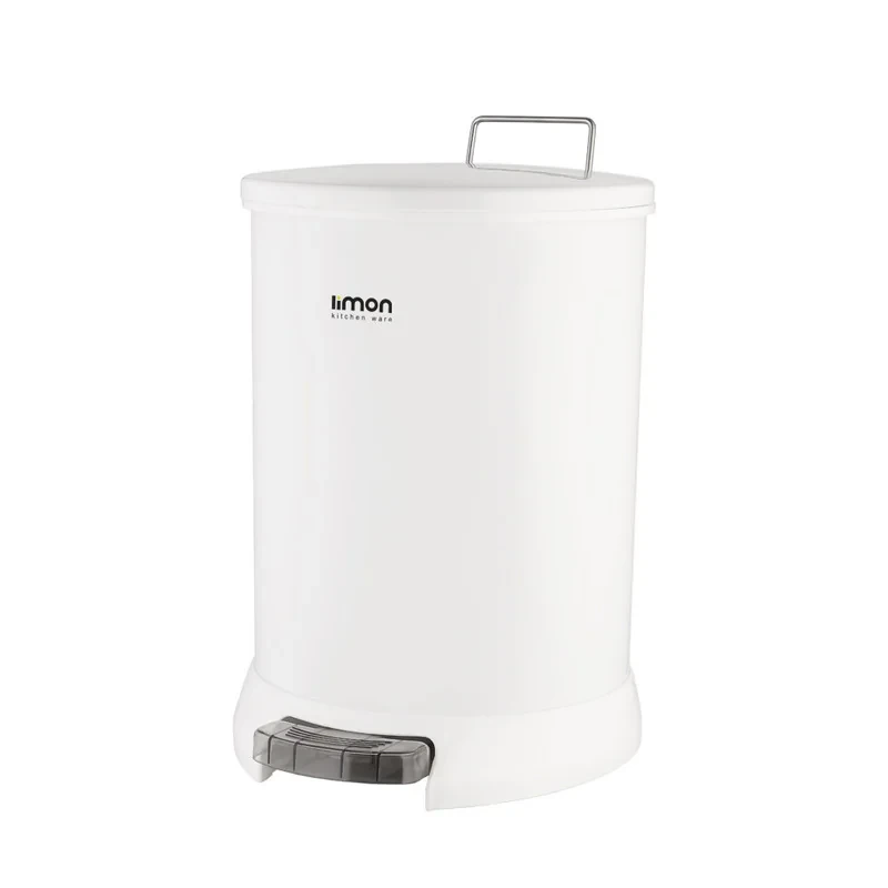 سطل زباله پدالی لیمون مدل گرد کد DH1166
