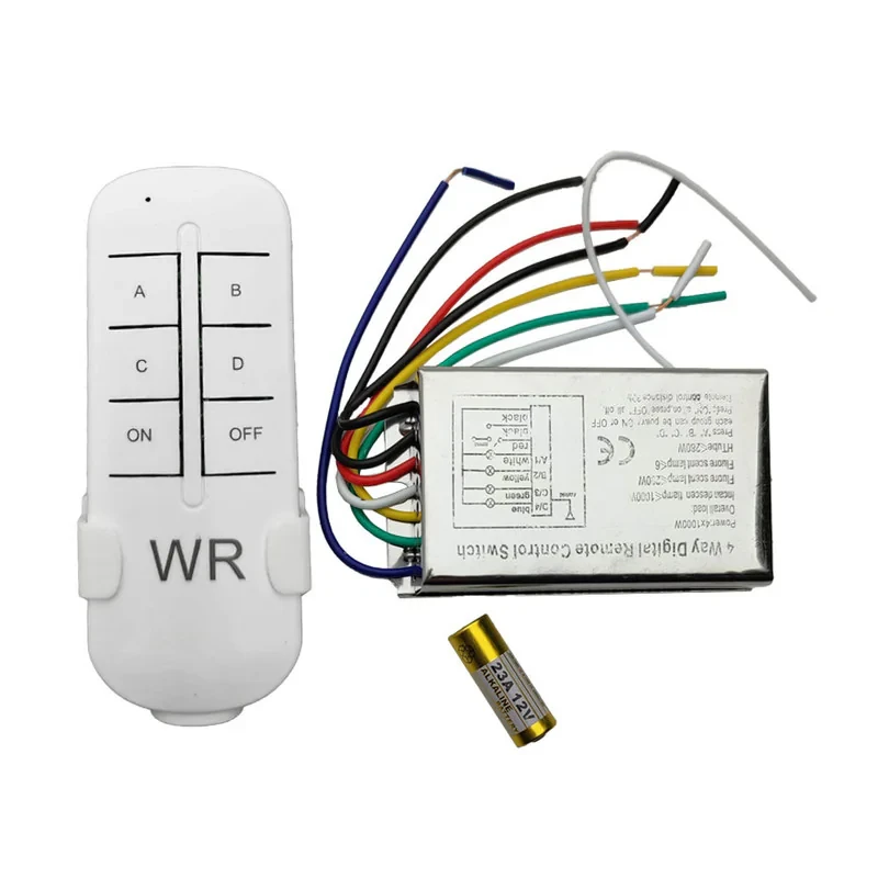 ریموت کنترل دبلیو آر مدل 4 کانال