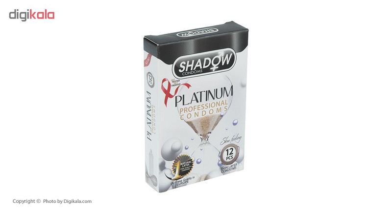 کاندوم شادو مدل Platinum بسته 12 عددی