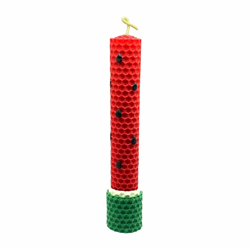 شمع طرح هندوانه یلدا