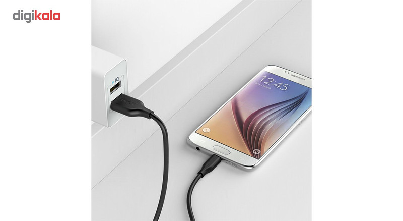 کابل تبدیل USB به microUSB انکر  مدل A8133 PowerLine طول 1.8 متر
