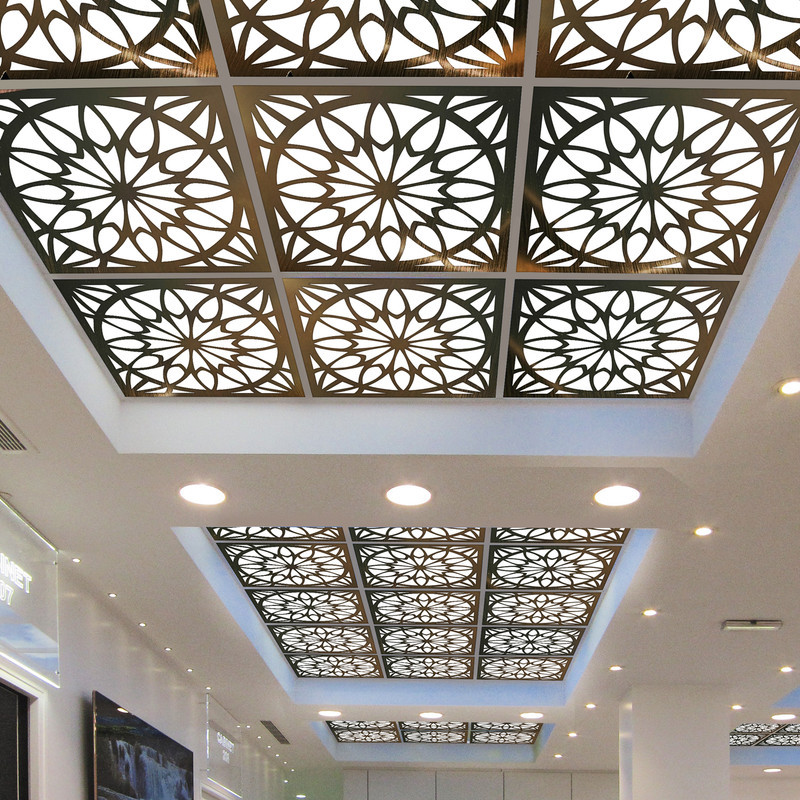 تایل سقفی آسمان مجازی بنی دکو مدل MC57 اندازه 60x60 سانتی متر بسته 4 عددی