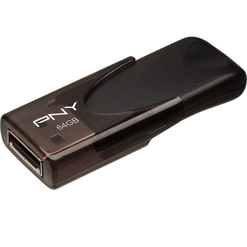 فلش مموری پی ان وای مدل  Turbo Attache 4  ظرفیت 64 گیگابایت