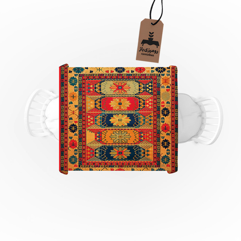 رومیزی رومیزی باز طرح مربع مدل سنتی مدرن کد 11077
