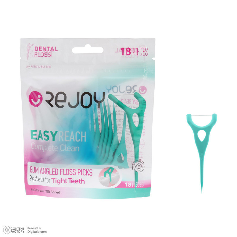 نخ دندان ریجوی مدل EASY REACH بسته 18 عددی