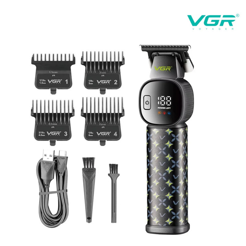 ماشین اصلاح موی سر و صورت شارژی وی جی ار مدل V-185
