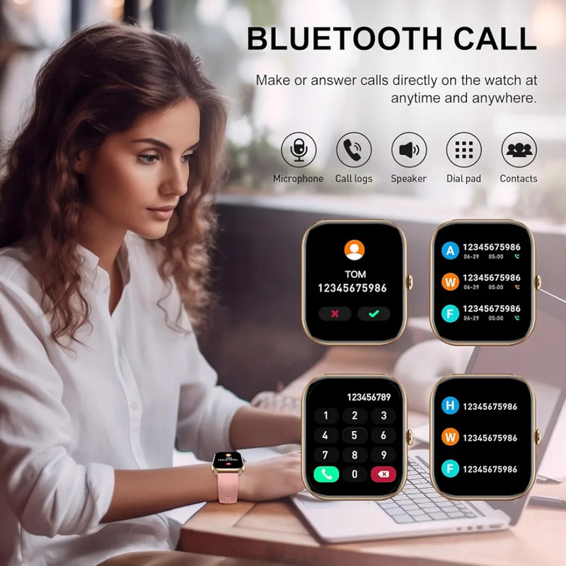 ساعت هوشمند 41 میلی متری ویسمی مدل X13 MINI با بند فلزی