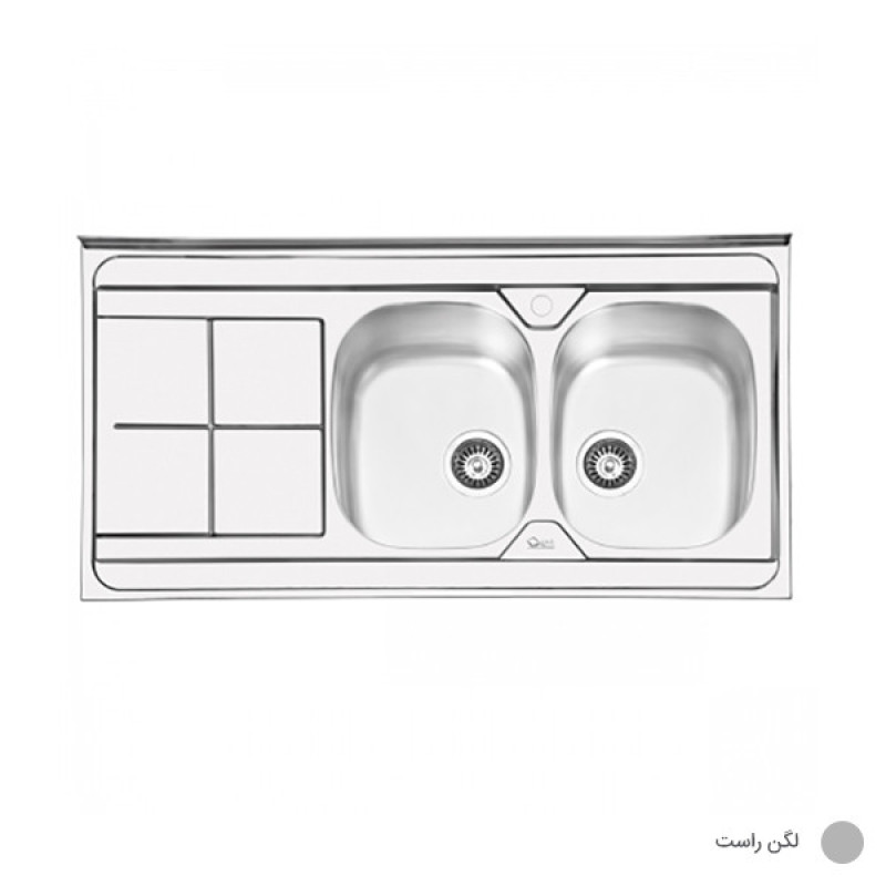 سینک ظرفشویی ایلیا استیل مدل 1041