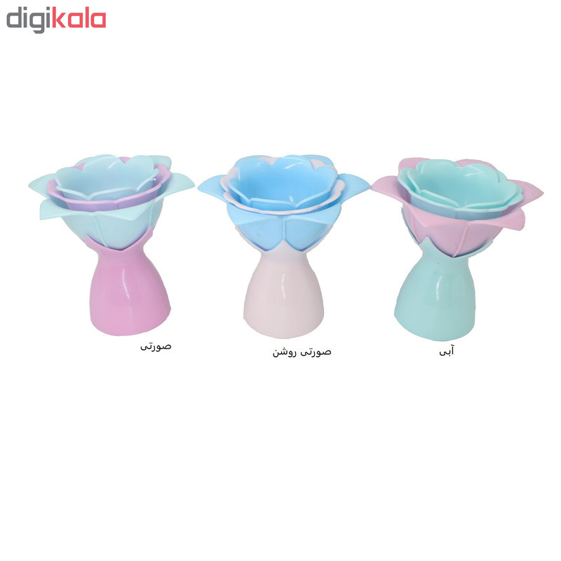 قیف طرح گل مدل AG-001 مجموعه سه عددی