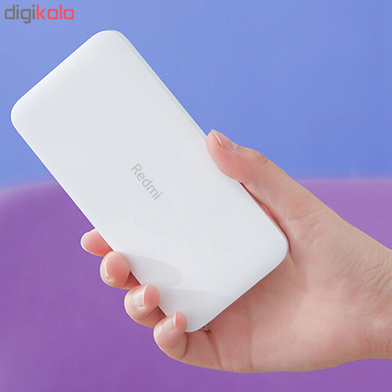 پاوربانک 18 وات شیائومی مدل Redmi  ظرفیت 20000 میلی‌آمپرساعت
