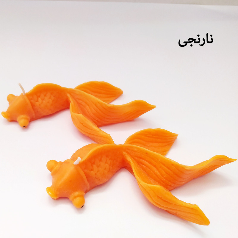 شمع هیوا مدل ماهی قرمز هفت سین طرح نوروز، بسته دو عددی