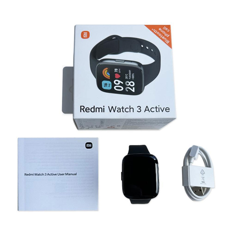 ساعت هوشمند شیائومی مدل Redmi Watch 3 Active - پک گلوبال