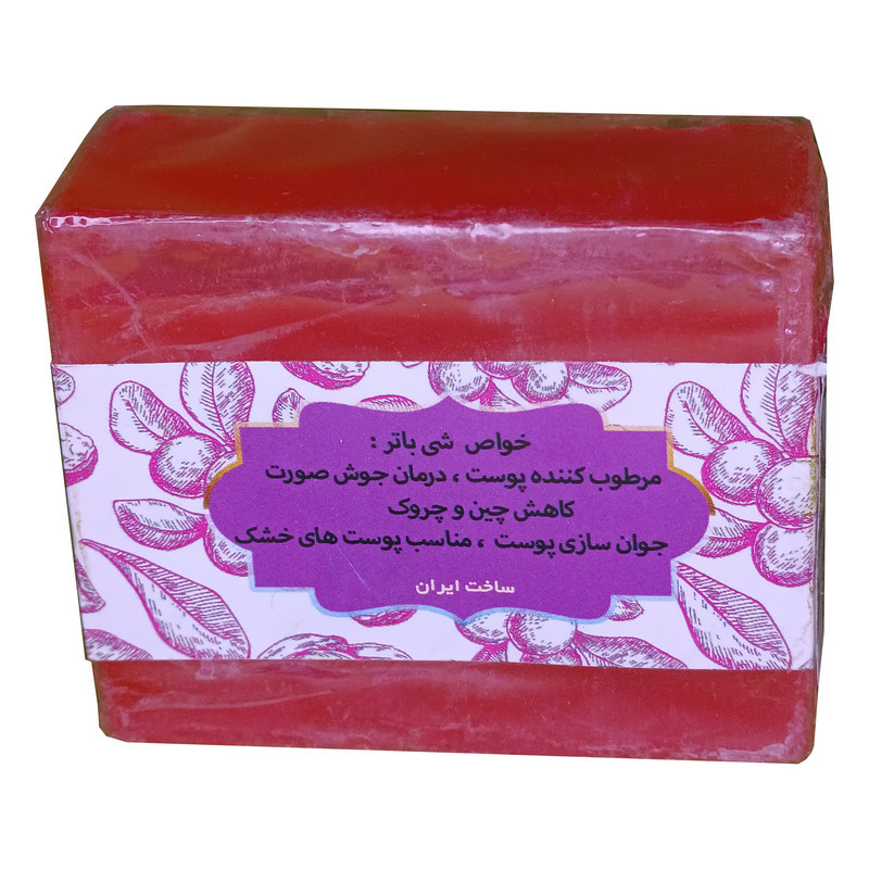 صابون پاپک مدل  روغن شی باتر وزن 100 گرم