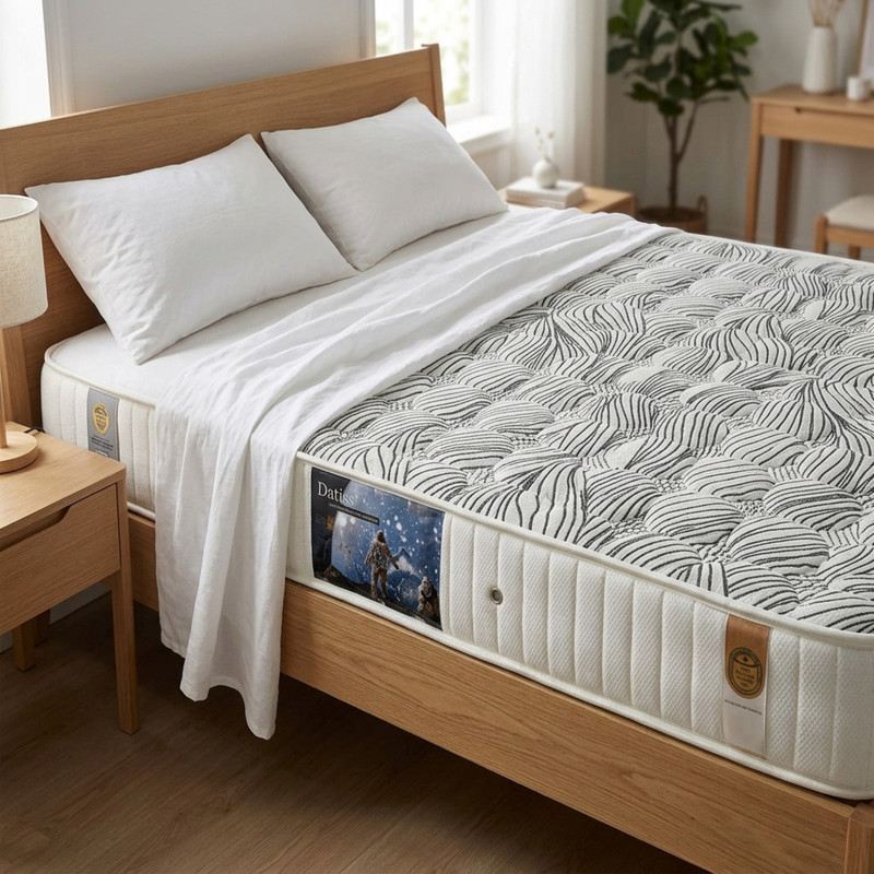 تشک طبی فنری داتیس بافت مدل ویچکرافت دو نفره سایز 160×200 سانتی متر